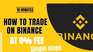 How to Sell coins on binance at zero fee @Galaxycryptoacademy