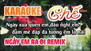 Ngày Em Ra Đi CHẾ Ku Vàng Karaoke Remix | Tone Nam | Karaoke Nhạc Sống Sóc Trăng