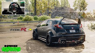 NFS Unbound - HONDA Civic Type-R | Steering Wheel Gameplay [4K]