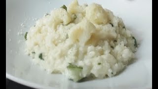 Ma recette de risotto choux-fleurs courgettes (première vidéo)