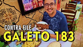 Tradicional Dona Ana e o Contra Filé à campanha do Galeto 183 no centro do Rio de Janeiro