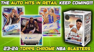 amazing WEMBY & AUTO luck 🍀 + WTH is this quality?! (2023-24 Topps Chrome Basketball VALUE Box x3)