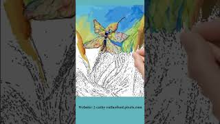 Dragonfly and A Woman Path Woman Path: Quick Draw #art