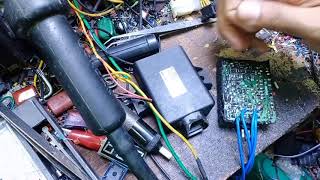 Bongkar service cdi ninja 1454 rusak jalur sikuit pcb putus