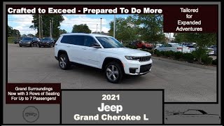 2021 Jeep Grand Cherokee L Limited 4X4 | Full In Depth Review | Walk Around Video Tour | 3rd Row!