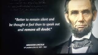 LINCOLN-BIDEN DEBATE....Biden response to Lincoln quotes.