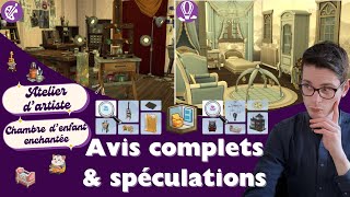 Avis sur Les Sims 4 Atelier d'artiste & Chambre d'enfant enchantée 🎨📚