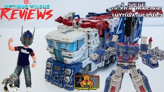 Optimus Wilbur Reviews: Toyhax/Reprolabels Transformers Siege Ultra Magnus Decals Review