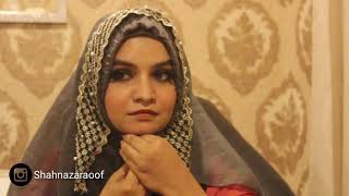 PARTY HIJAB STYLE | SHAHNAZARAOOF | COLLABORATION |HAWWABEE_FASHIONS| #hijabtutorial