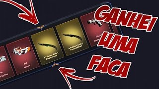 #32  CSGO SKINS - GANHEI UMA FACA  E MAIS ABRINDO CAIXA!