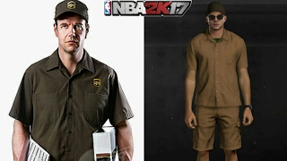 HOW TO CREATE THE UPS OUTFIT IN NBA 2K17