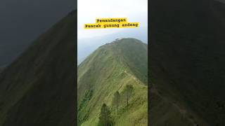 Puncak gunung andong saat cuaca cerah #shorts #drone #alam