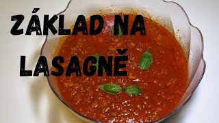 Masová omáčka na lasagne. Ragù z jizni Italie