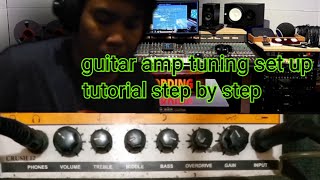 Guitar amp tuning set up tutorial