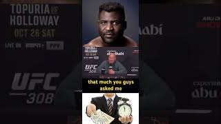 Dana White went OFF on Francis Ngannou after Francis said he owed them money #ufc308