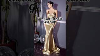 choose your favourite gold outfit 🫰🏻#choose #viral #beauty #explore #reels #trending #youtubeshorts