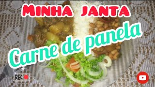 COMO FAÇO CARNE DE PANELA DE PRESSÃO + JANTA