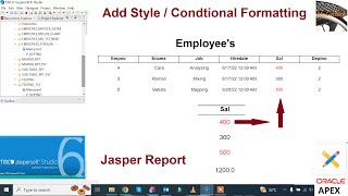 How to Create Style / Conditional Formatting in Jasper Report / Jasper Report Server | Mr Gactack