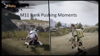 Pubg Mobile Rank Push to Conqueror | Some Epic Moments While Rank Pushing | M11 Rank Push 😍😍😍