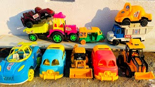 ओ हो बच्चों ! आज to हमारे mini: tractors बड़े बड़े खड्डों me फस gye !! Golu toys