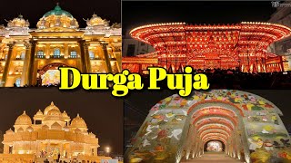 কলকাতা শীর্ষ 10 দুর্গা পূজা প্যান্ডেল 2024 || Kolkata durga puja