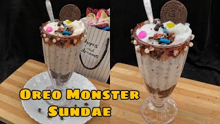 Oreo Monster Sundae | Oreo Recipe | Sundae Recipe | Oreo Monster Sundae Recipe | Easy Sundae Recipe