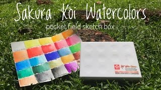 Sakura Koi Watercolor Set Review