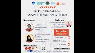 BUSINESS FROM HOME: MENJADI PELAKU USAHA DIGITAL