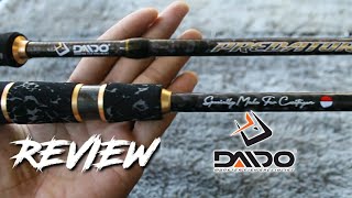 Daido predator spining 7-15 lb review joran daido terbaru Daido predator