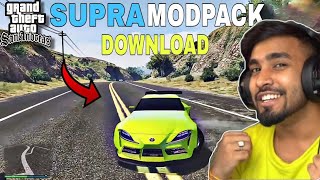 how to install supra mk5 car modpack with hd graphics in gta san andreas android