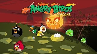 Angry Birds Seasons (2012) Frase De Dragão Gameplay Completo Especial De Ano Novo (2025) Sem Música