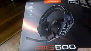 What's Inside: Plantronic RIG 500 Gaming Headset | DAGeeks Unboxing