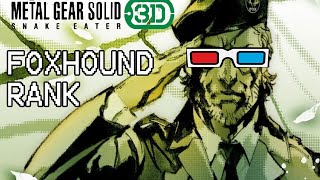 MGS3 3DS Foxhound Rank 1:54:26