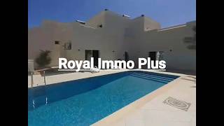 Villa moderne avec piscine à Djerba Tunisie pour location estivale