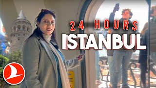 24 HOURS in Galata Tower ISTANBUL 🇹🇷 | Secrets of TURKEY's Famous Landmark 🤫..