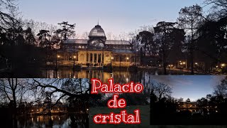 Palacio de Cristal en retiro at night (S21 ULTRA)