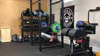 1/26/18 Squat 3-0-3 Tempo 215x8 @7 ws 1/5