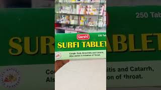 Surfi Tablets - cough cold tablets