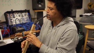 Pedro Eustache tries out the Snyderphonics Birl prototype