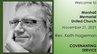 Rev. Keith Hagerman's Covenanting Service at Marshall Memorial United Church