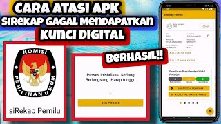 Cara Atasi Sirekap Error Gagal Mendapatkan Kunci Digital || Sirekap Error Inisialisasi Kunci Digital