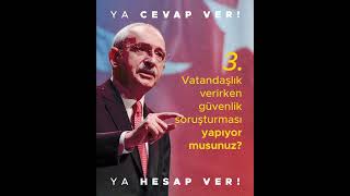 YA CEVAP VER! YA HESAP VER!