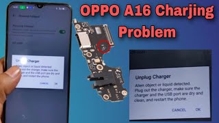 oppo A16 Charjing ic unplug charger alienobject/ charging problem 2023 Baban shah