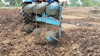 3 Bottom Reversible MB Plough sonalika worltrac 60 4wd  3 बॉटम पलटी पलाऊ