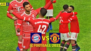 eFootball™ 2022 Mobile • Bayern München Vs Manchester United (FHD) 60 FPS