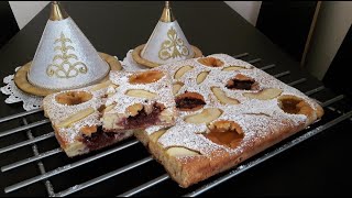 كيكة التفاح و المربى اكتر من رائعة خفيفة و  اقتصادية🍞bizcucho de manzana y mermelada