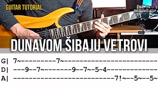 YU Grupa - Dunavom Šibaju Vetrovi | Lekcija Za Gitaru | Guitar Tutorial | Dalibor Stojanovski