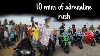 2 minutes of LOVE and 8 minutes of pure ADRENALINE RUSH || Kawasaki H2 Wheelies