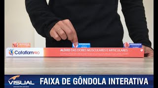 Faixa de Gôndola Interativa Cataflam - Visual Promo