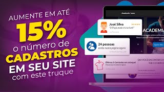 Como Aumentar em Até 15% o Número de Cadastros em sua Página | Recrutador MMN